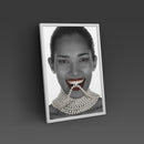 OPEN BITTEN PEARL B&W